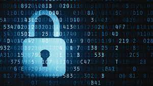 Digital padlock symbolising data security and GDPR compliance at Princefield First School.