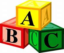 Colourful ABC building blocks representing early years learning at Princefield First School.